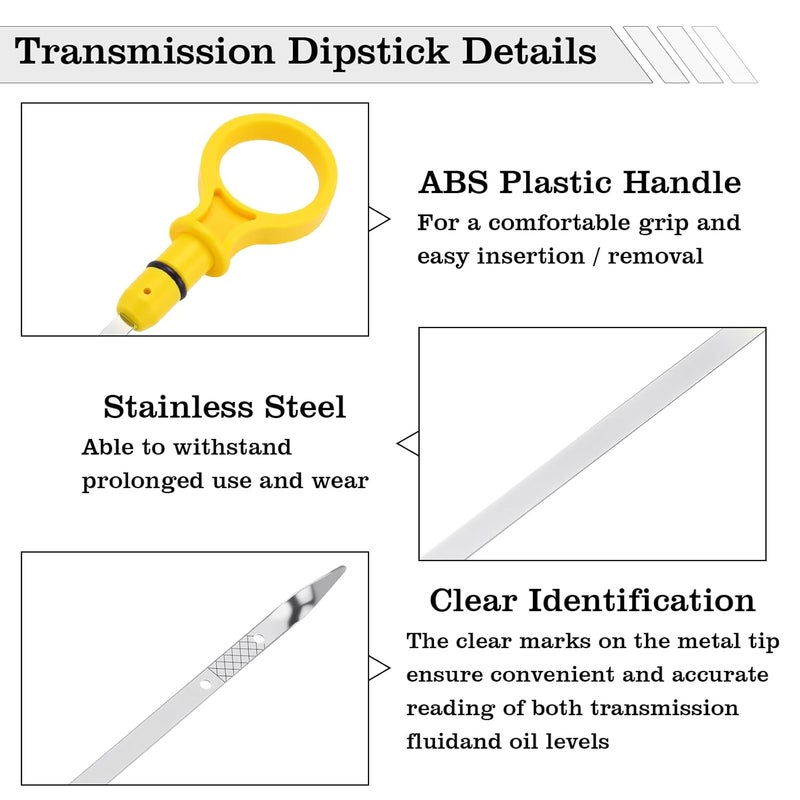 FBLOWMOD BR3Z-6750-A Oil Dipstick Indicator, Compatible with Ford F150 Mustang 2011-2014 Engine Oil Fluid Level Dip Stick Replace 918-606 - Image 4